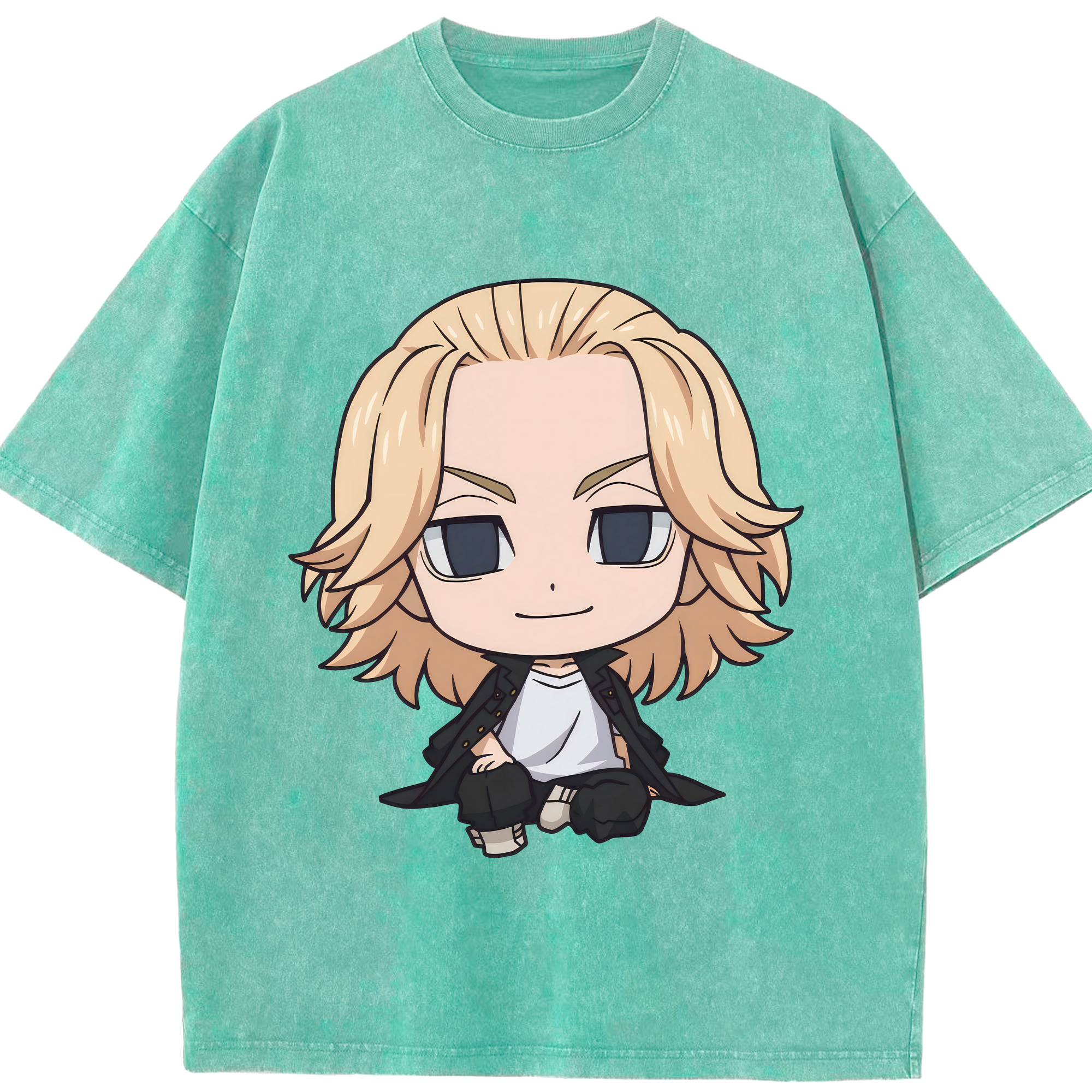 （画像用） 東京リベンジャーズ Tokyo Revengers 綿100% ヴィンテージ風 半袖Tシャツ（フロントプリント）